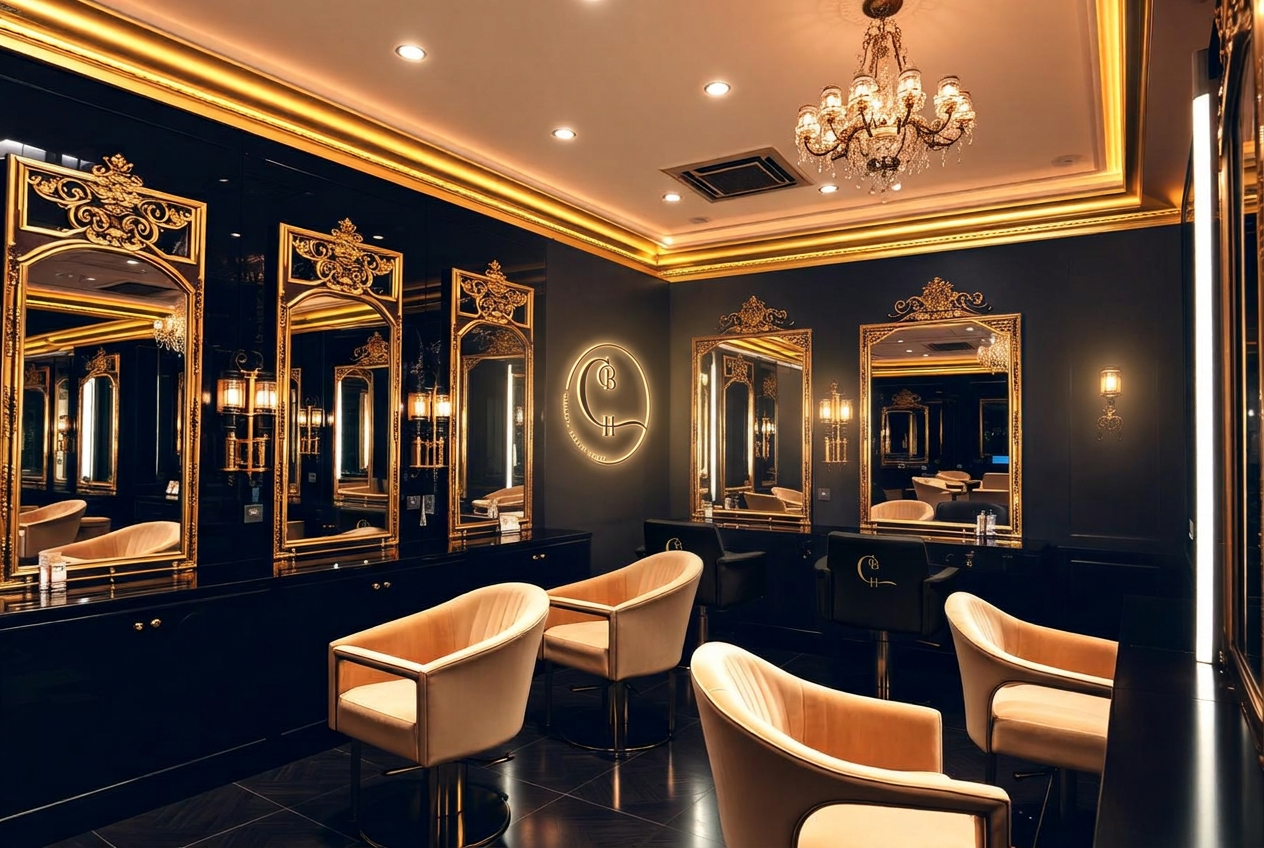 Intérieur du salon Chimo's Beauty House
